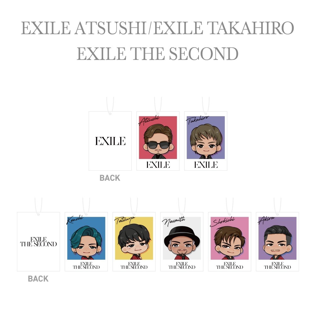 エアーフレッシュナー 【EXILE ATSUSHI／EXILE TAKAHIRO／EXILE THE SECOND】